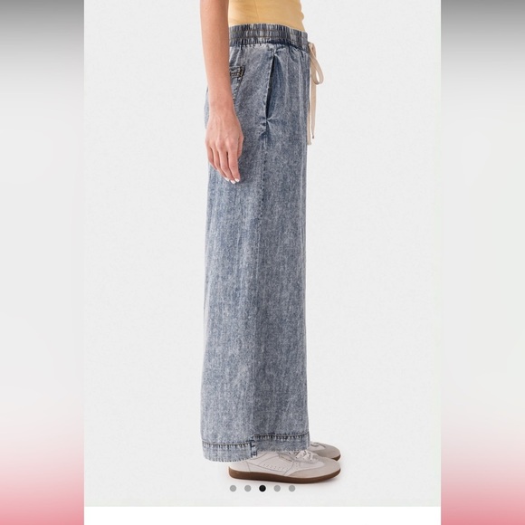 Eesome Mineral Washed wideleg Pant NWT - Picture 3 of 6